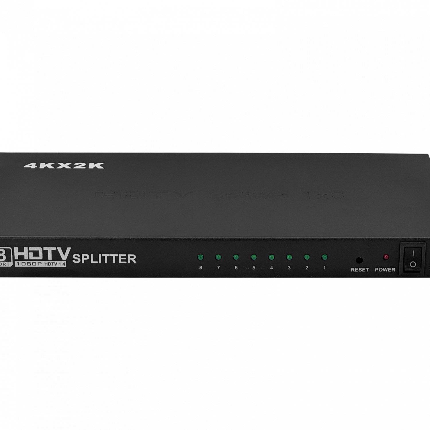 Splitter HDMI 1x8 v1.3, 1080p, 1 Entrada a 8 Salidas, Fuente 5V 2A 6