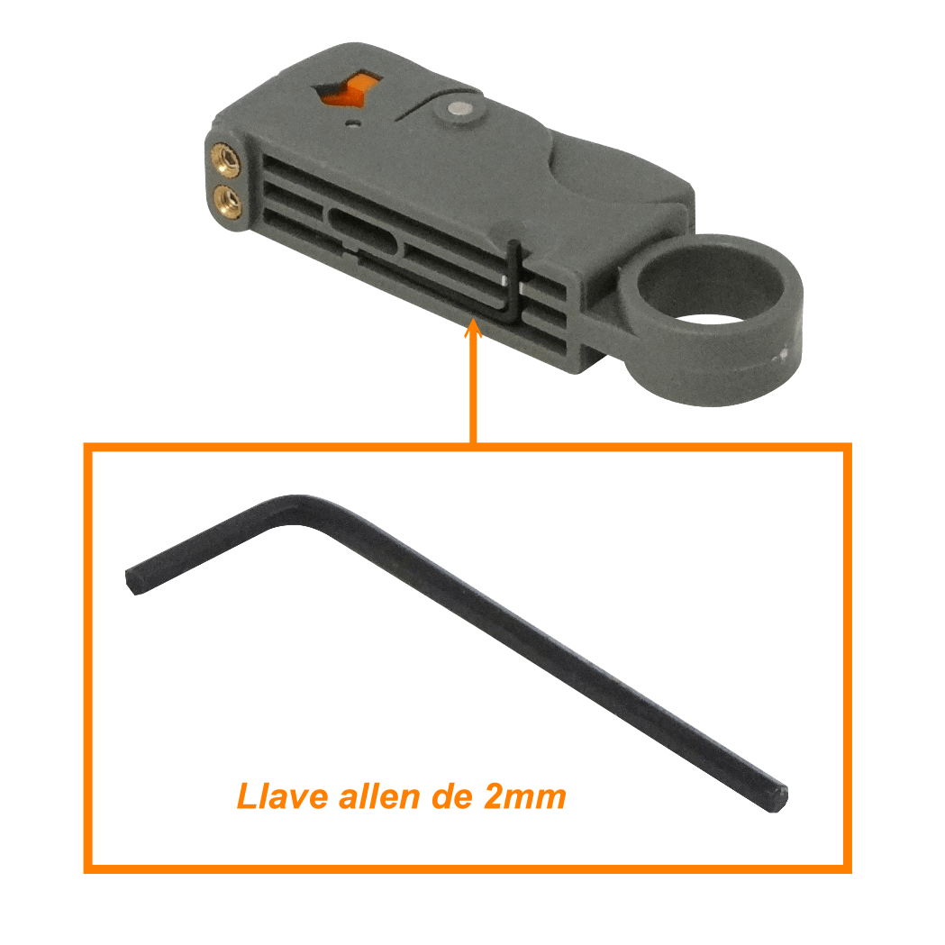 Deschaquetador para Cable Coaxial RG58 RG59 RG62 RG6 RG174 MK0553 4
