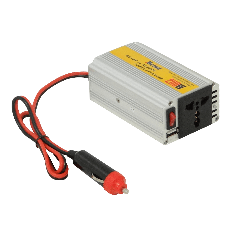 MEIND 200W 24/12VDC-in 220V-out 5V-USB-AH inversor Plug-Auto 2