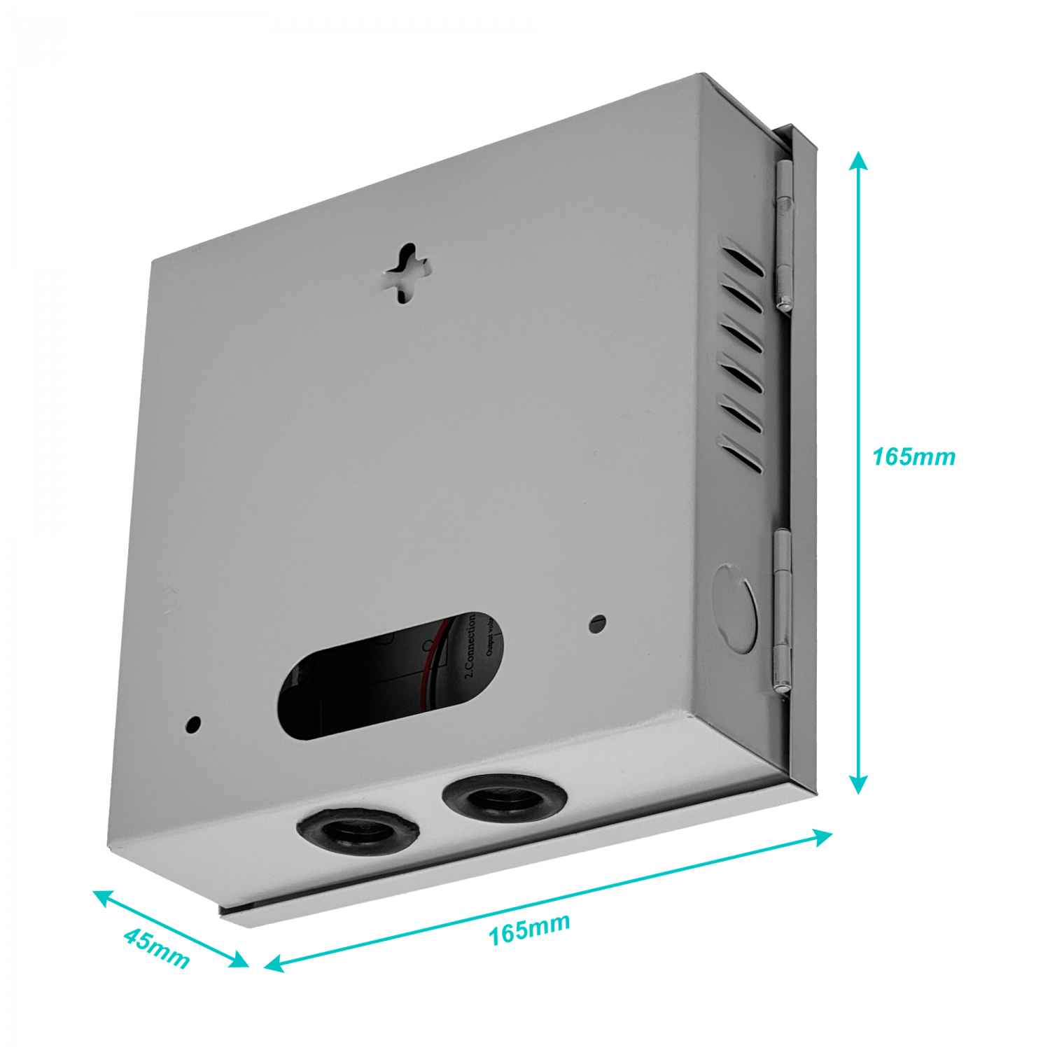 60W 12VDC 5A 4-Salida Gabinete-llave Piloto 100-240VAC Fuente Poder 4