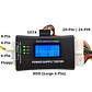 Tester Digital Fuente Poder para PC ATX BTX ITX 24-PIN SATA-IDE - Miniatura 1