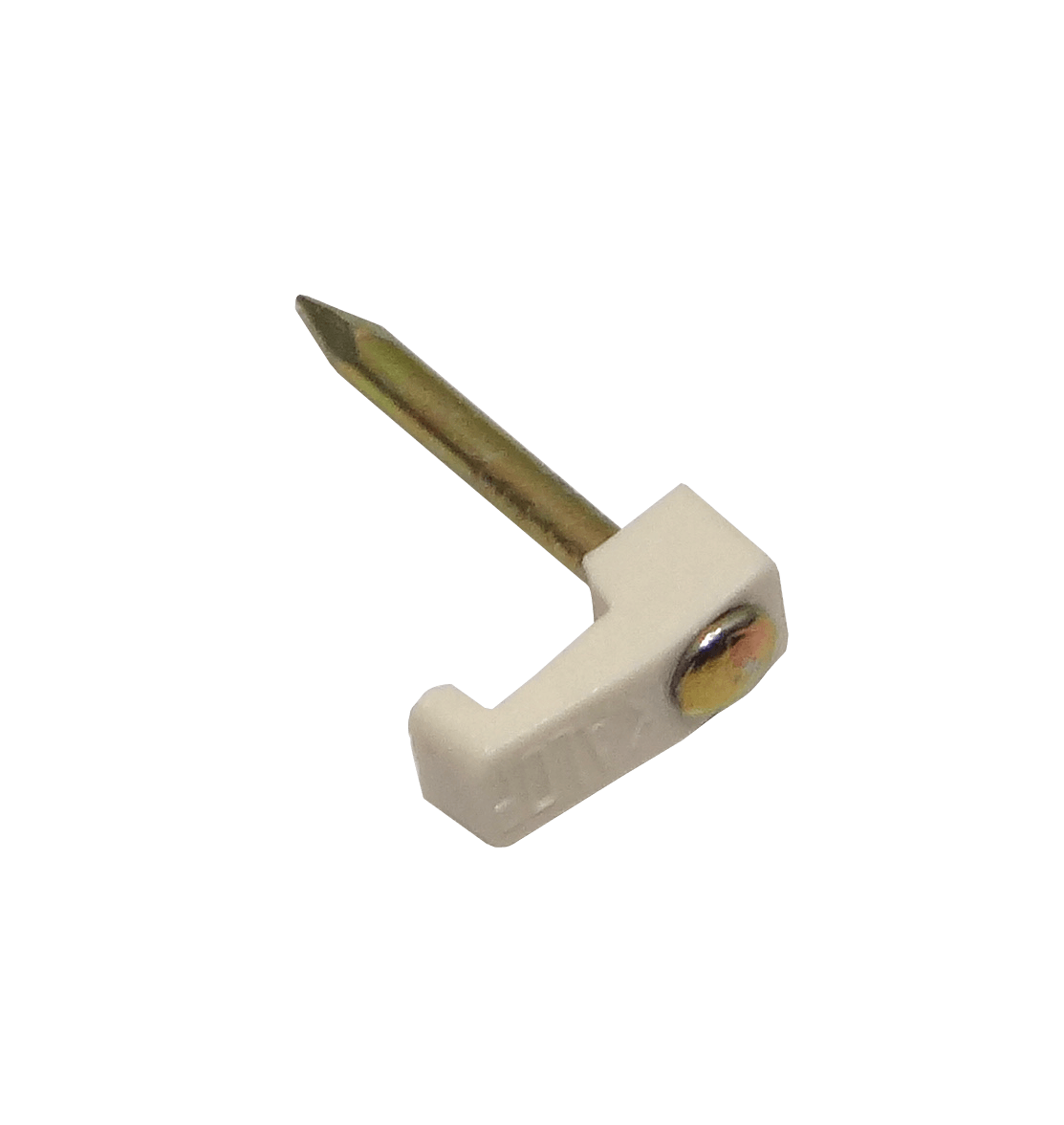 KALOP 100-UN Nº5 Blanca 1,6x4,5mm Clavo-14x1,8mm Zincado Sujeta-Cable 3