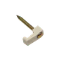 KALOP 100-UN Nº5 Blanca 1,6x4,5mm Clavo-14x1,8mm Zincado Sujeta-Cable - Miniatura 3