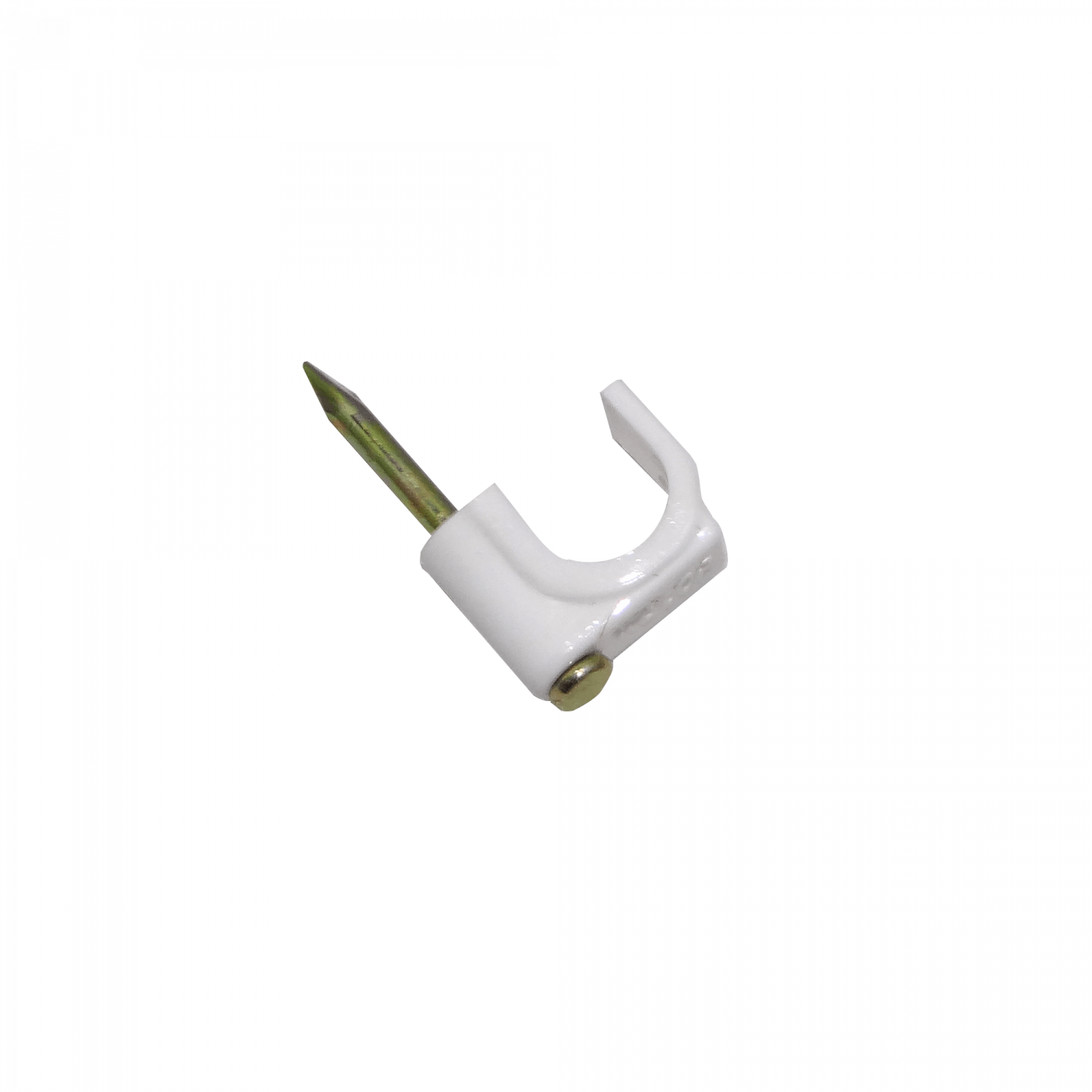 KALOP 50-UN C8 Blanca 8x8mm Clavo-12x2mm Zincado Sujeta-Cable Coaxial 3