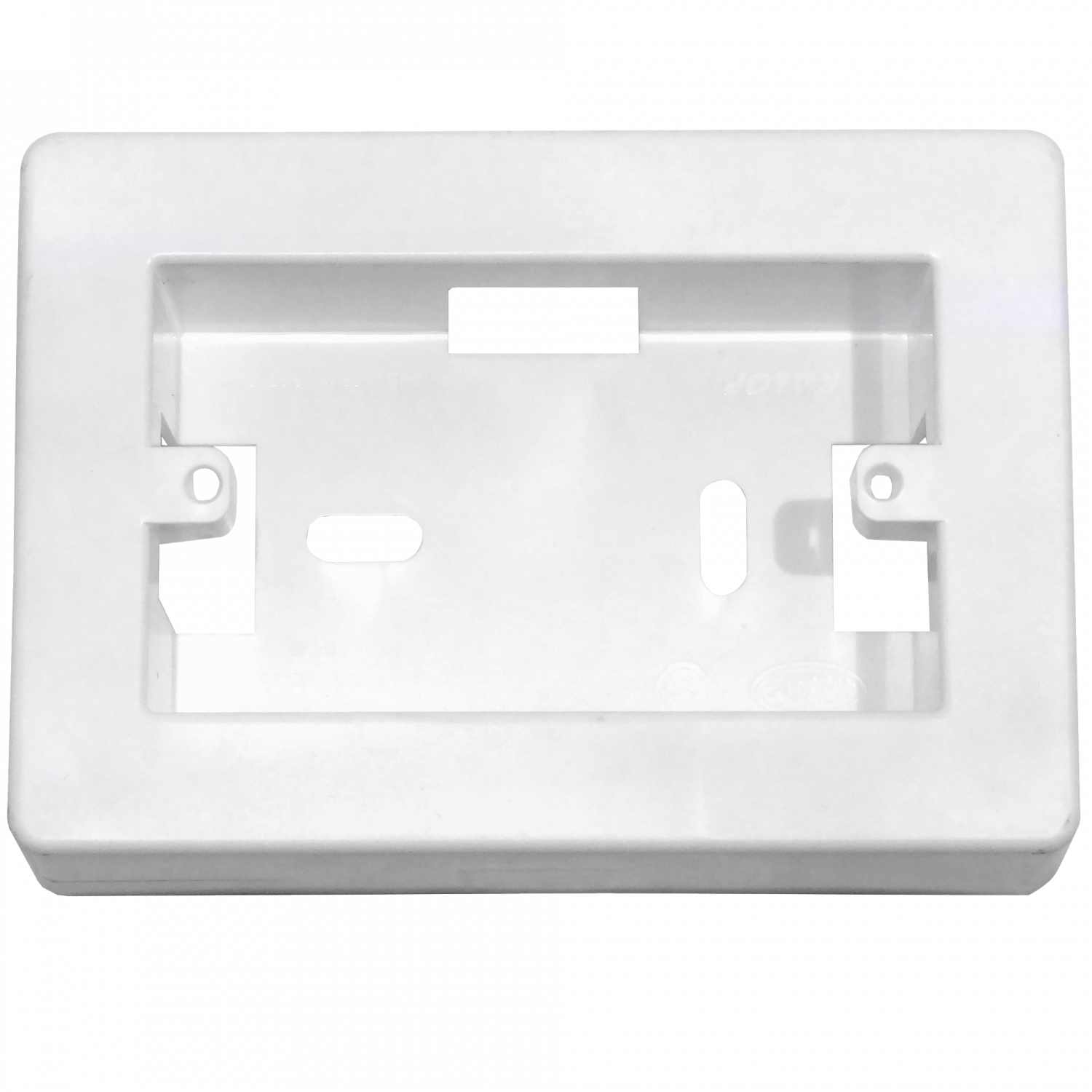 KALOP HiloPlastic 34mm-Alt 130x91mm Caja Chuqui Pared Faceplate70x114 1