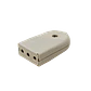 KALOP Hembra 2P+T Blanco 10A Enchufe Volante con-Tierra KL44422 - Miniatura 2