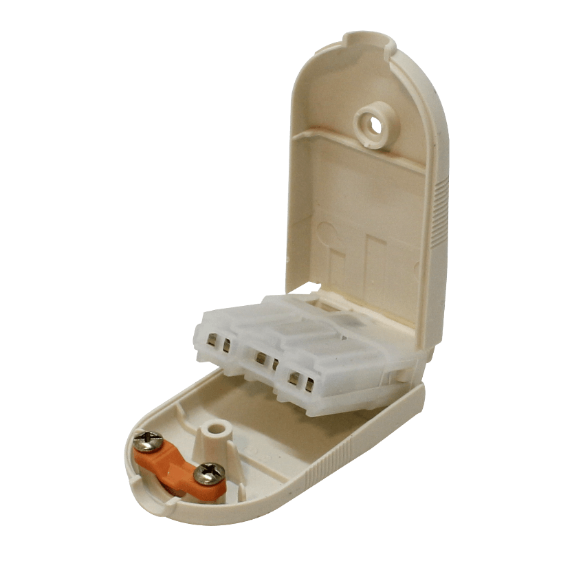 KALOP Hembra 2P+T Blanco 10A Enchufe Volante con-Tierra KL44422 3