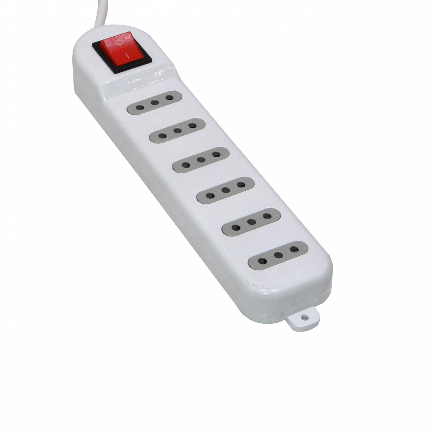 KALOP 5mt 6-IH Alargador Blanco 10A Zapatilla Piloto-Interrupt KL50234 3