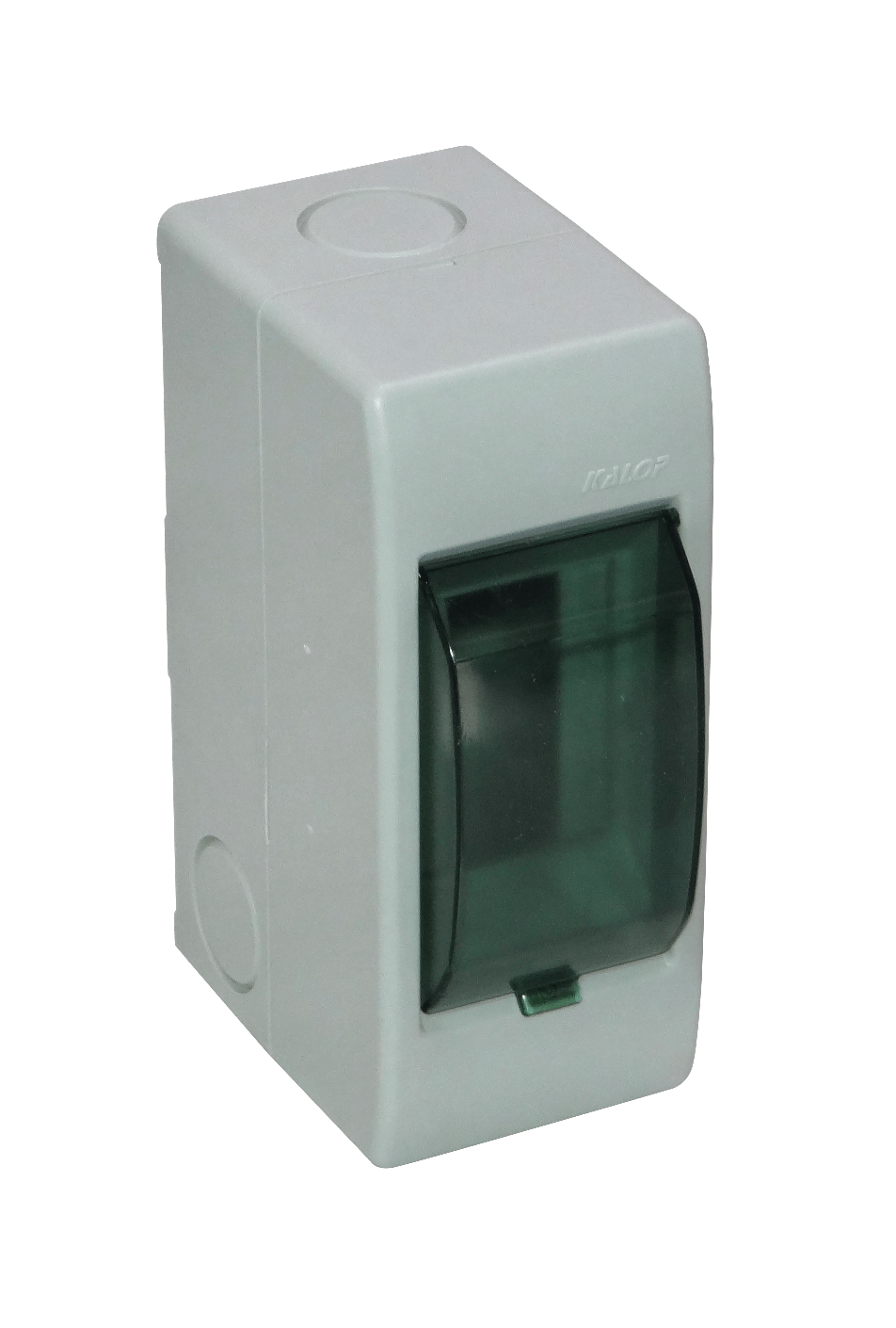 KALOP c/Tapa 18mm-Ancho 46mm-Alto Caja Plastica p/Automaticos Riel Din 4