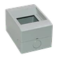 KALOP s/Tapa 54mm-Ancho 46mm-Alto Caja Plastica p/Automaticos Riel Din - Miniatura 1