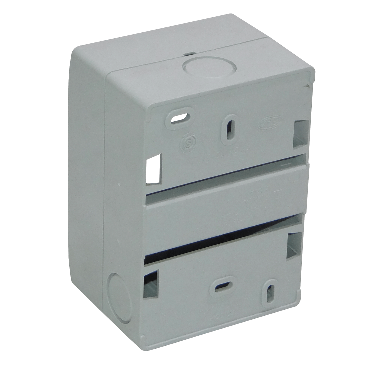 KALOP s/Tapa 54mm-Ancho 46mm-Alto Caja Plastica p/Automaticos Riel Din 3