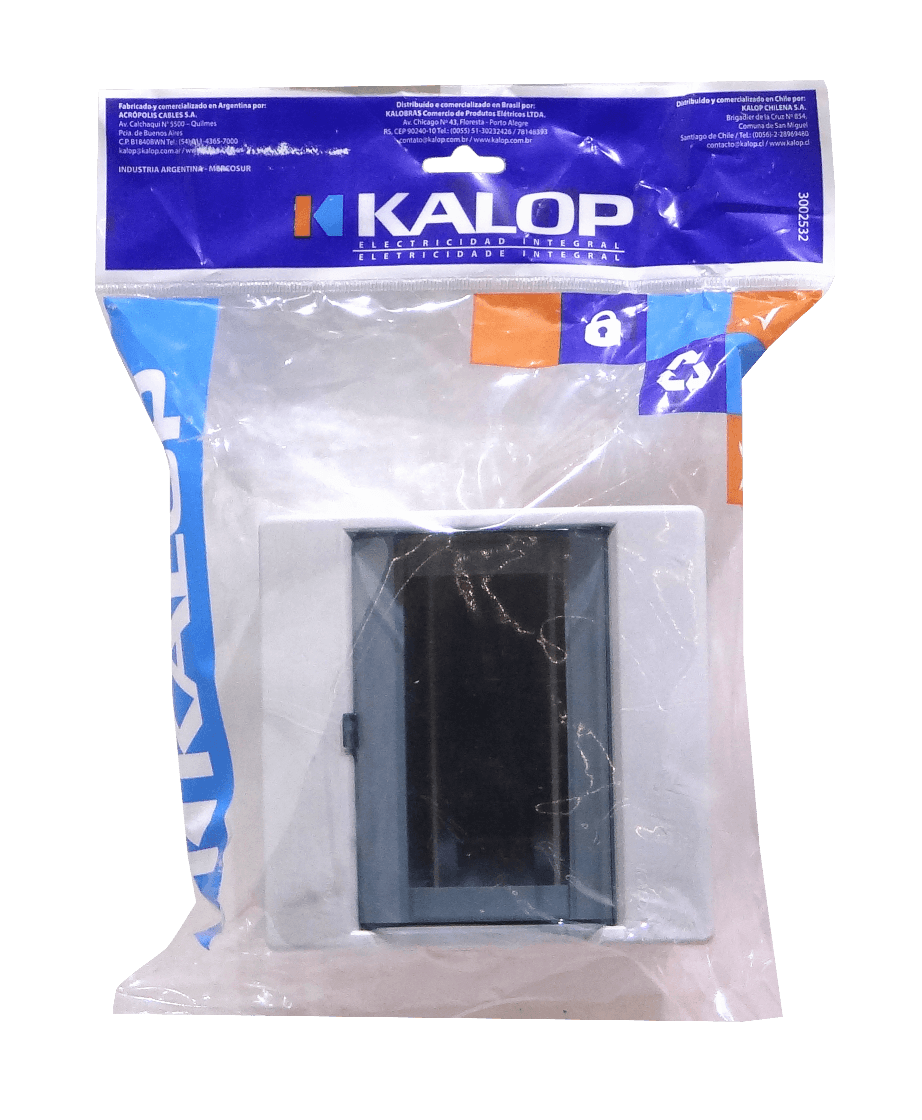 KALOP c/Tapa 90/110mm-Ancho 46mm-Alt Caja Plastica Riel Din KL02476T 2