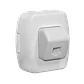 KALOP Roseta RJ11/RJ14 6P4C Telefono Sobrepuesta Tekna Blanca KS39656 - Miniatura 1