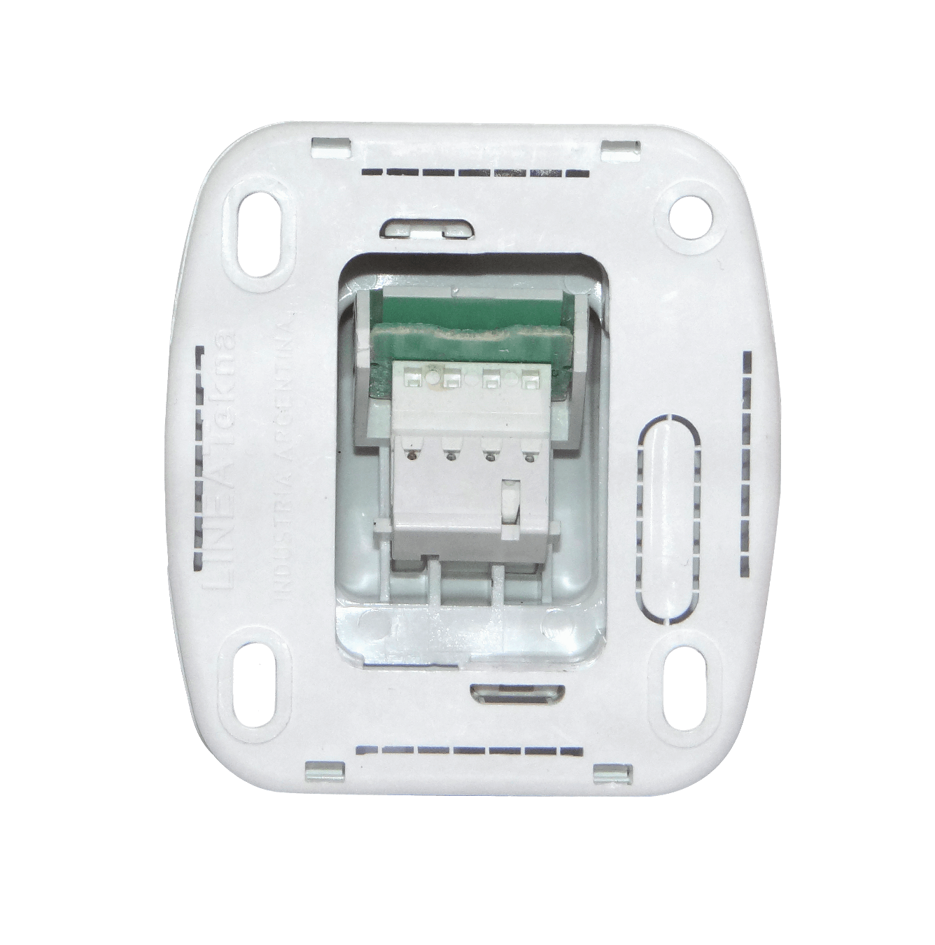 KALOP Roseta RJ11/RJ14 6P4C Telefono Sobrepuesta Tekna Blanca KS39656 3