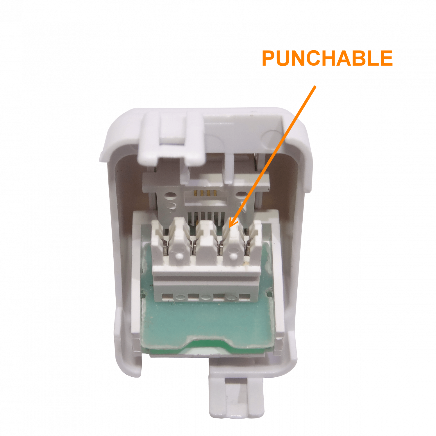 KALOP Roseta RJ11/RJ14 6P4C Telefono Sobrepuesta Tekna Blanca KS39656 4