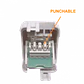 KALOP Roseta RJ11/RJ14 6P4C Telefono Sobrepuesta Tekna Blanca KS39656 - Miniatura 4