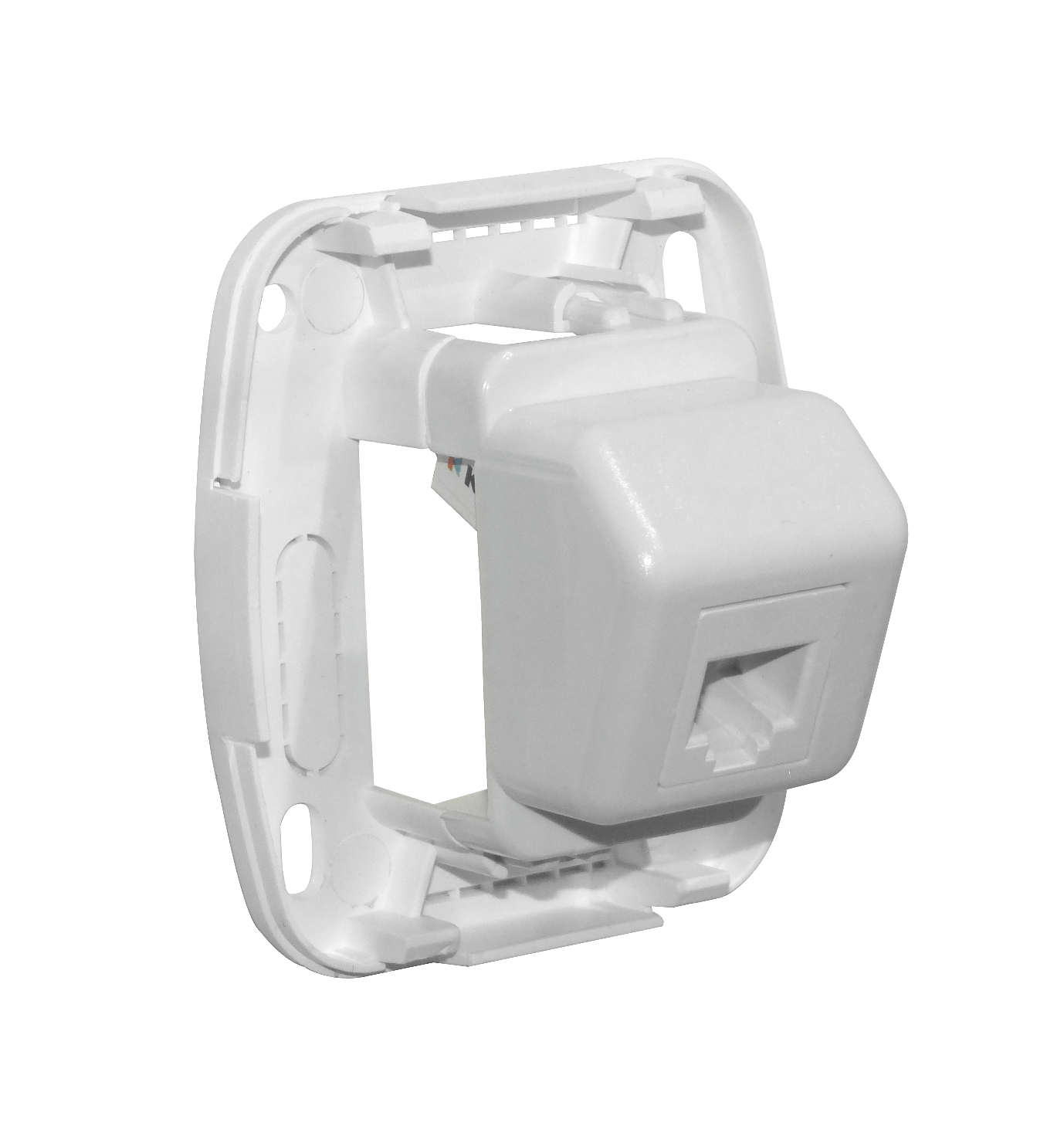 KALOP Roseta RJ11/RJ14 6P4C Telefono Sobrepuesta Tekna Blanca KS39656 5