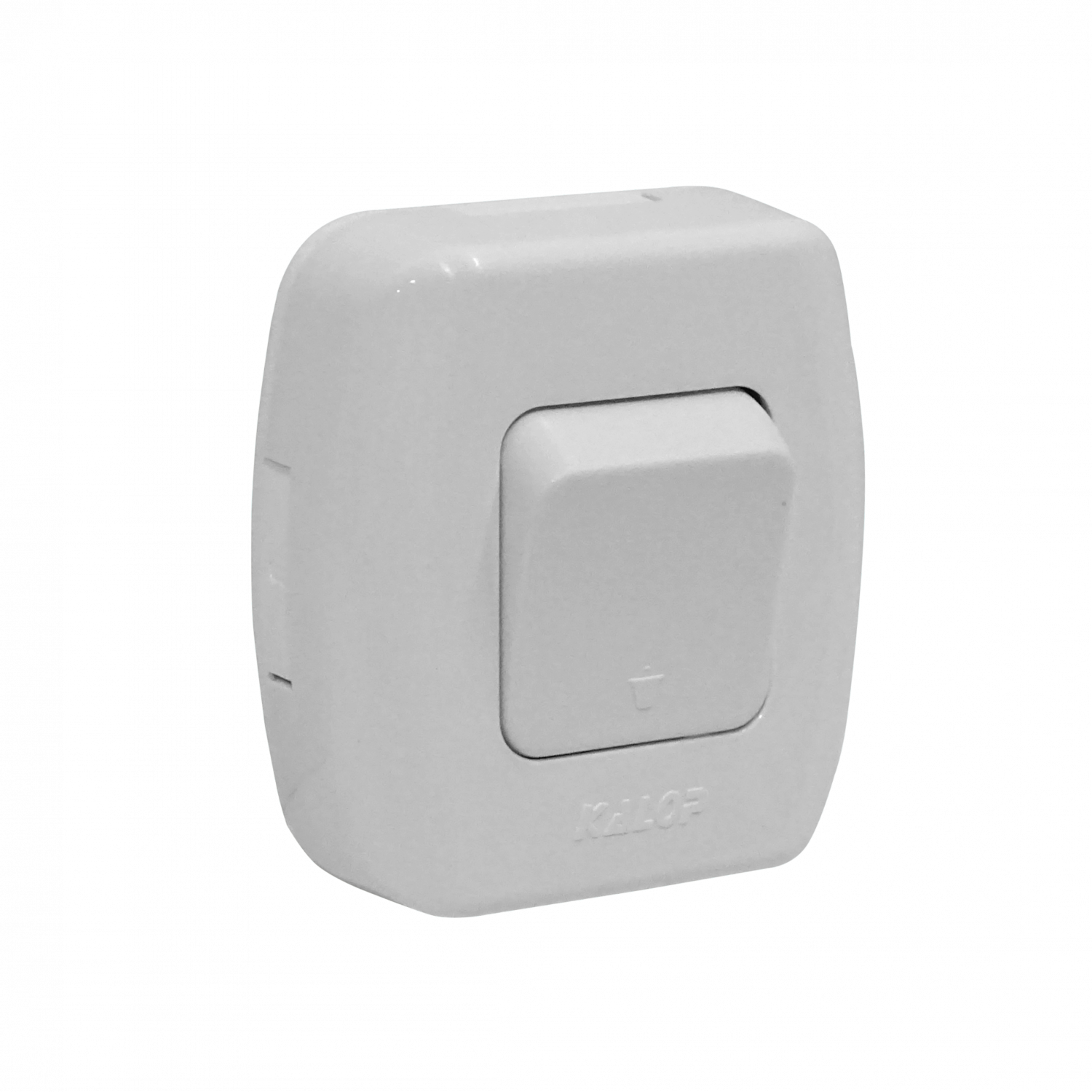 KALOP Interruptor Pulsador Blanco Switch Tekna KS39657 3
