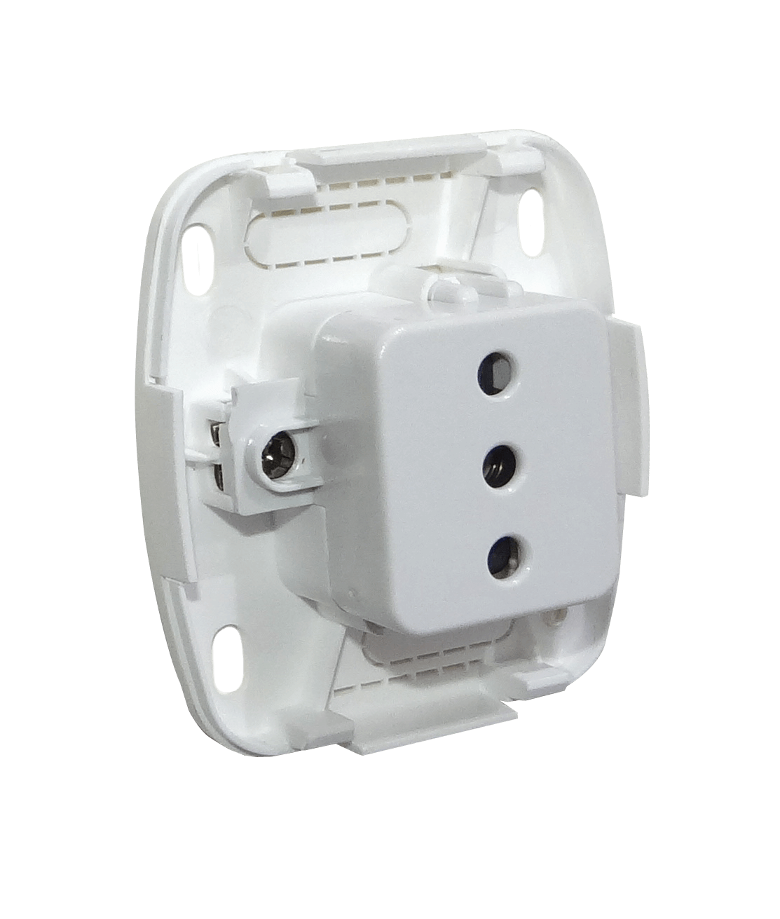 KALOP 1-Enchufe Sobrepuesto Blanco con-Tierra Tekna KS39672 2