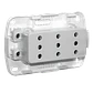 Enchufe de Pared KALOP 3 Tomacorrientes Sobrepuesto Blanco con Tierra Tekna KS39673 - Miniatura 4