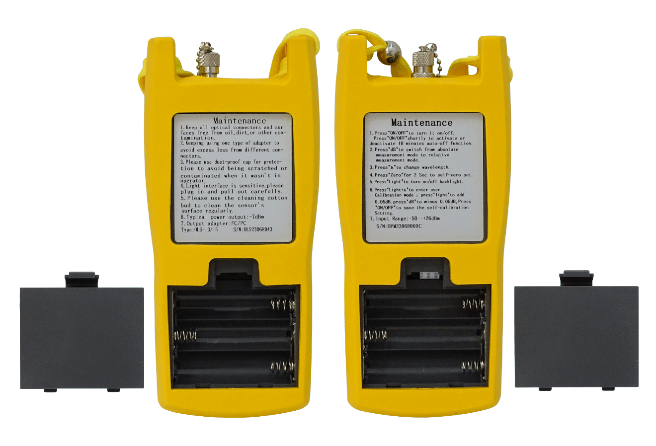 JOINWIT Kit Fuente-Luz Medidor-dB req/6-AA 1310/1550nm FC/ST 0-2kHz 4