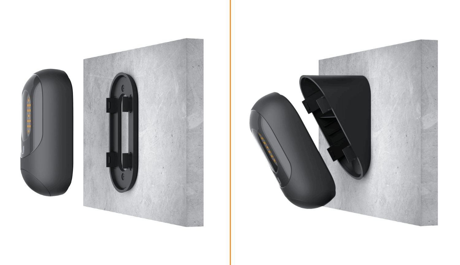 Reflector LED Inteligente en Color Negro, para Redes UniFi, Ubiquiti UP-FloodLight 4