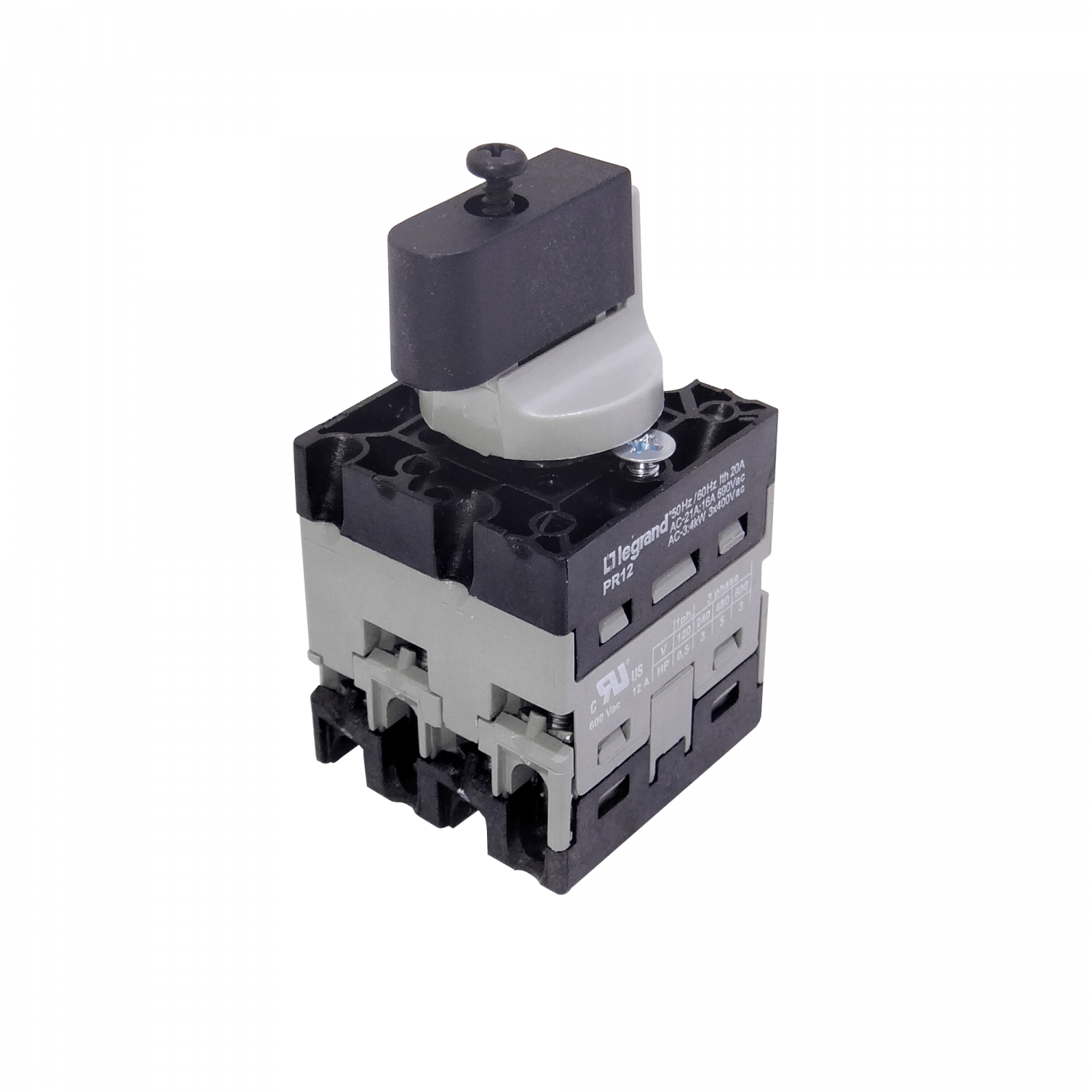 LEGRAND Conmutador de Fase Interruptor 1-0-2 16A 500V 3-pos 1