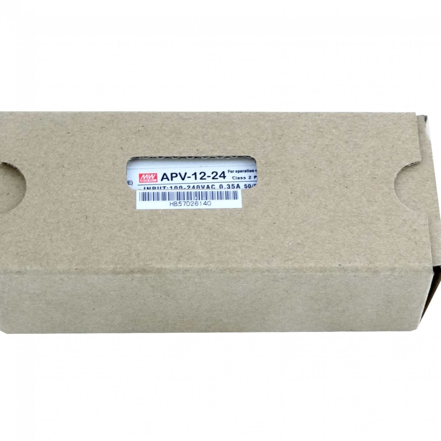 MEANWELL 24V 12W 0,5A 100-240VAC Fuente-Poder Plastica IP30 Sellada 2