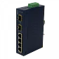 PLANET 4-1000 2-SFP Switch Industrial no-Admin Riel-DIN 12-48VDC 24VAC - Miniatura 4