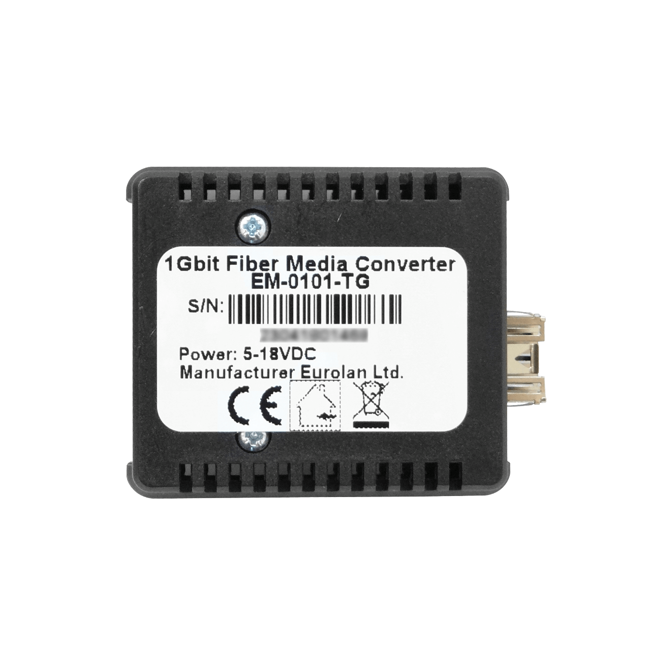 Conversor de Medios Gigabit Ethernet 10/100/1000BASE-T a SFP - EM-0101-TG 1