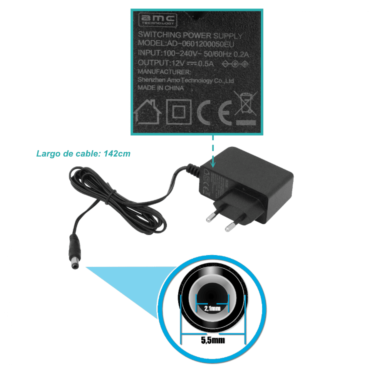 Conversor de Medios Gigabit Ethernet 10/100/1000BASE-T a SFP - EM-0101-TG 4