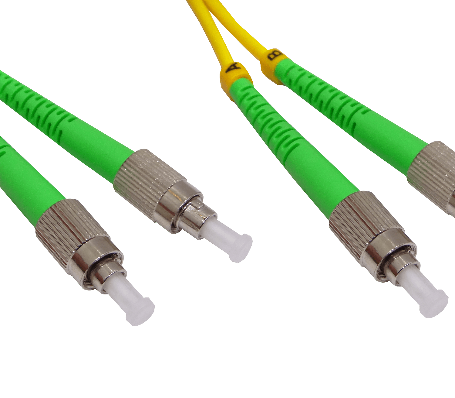 5mt FC/APC-FC/APC MonoModo SM Duplex Jumper Cable Fibra 9/125um 3mm 1