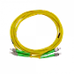 5mt FC/APC-FC/APC MonoModo SM Duplex Jumper Cable Fibra 9/125um 3mm - Miniatura 2