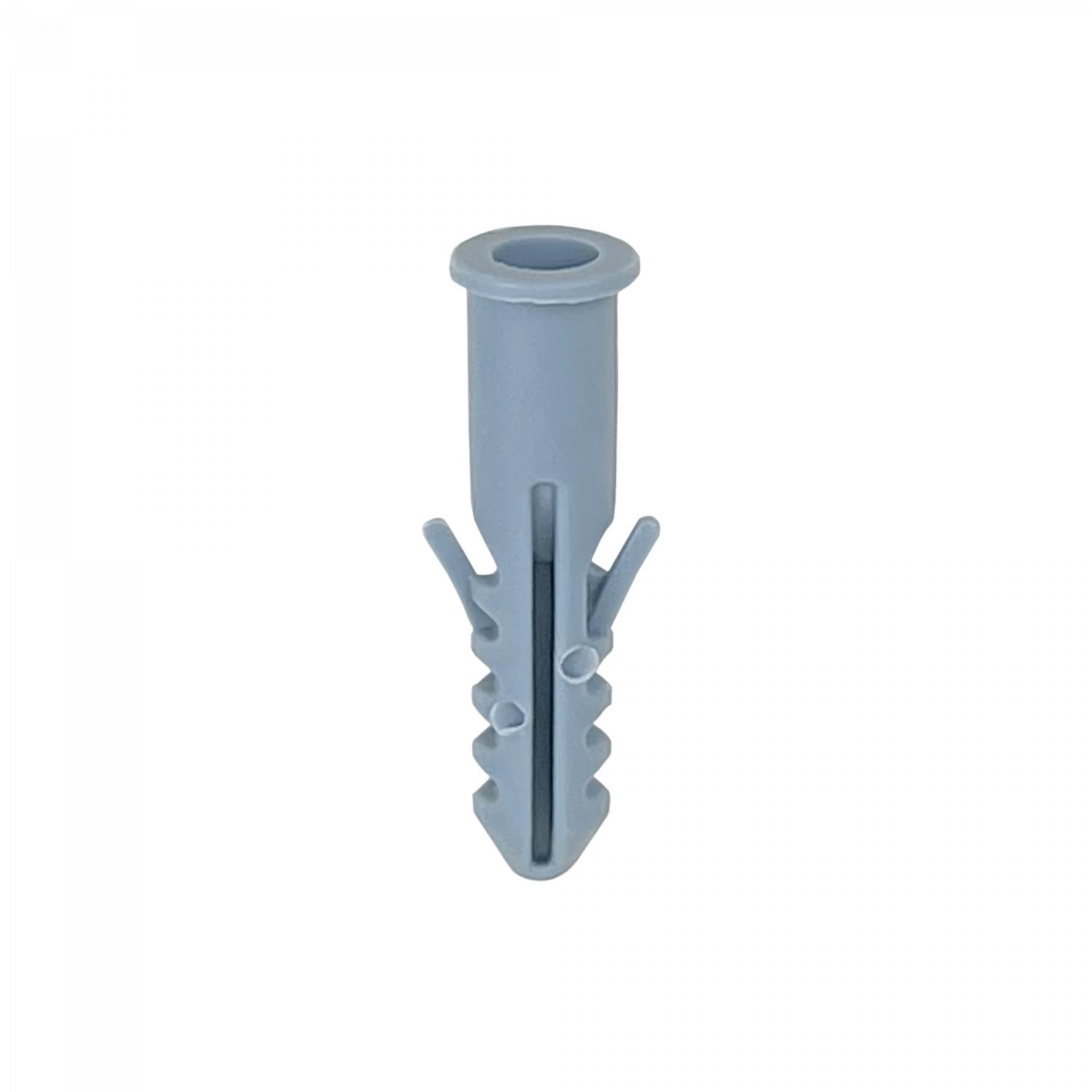 Tarugo 6mm 100-Unids. Plastico-PE Gris 6x30mm Tornillo-4x32 1