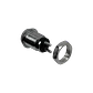 Chapa Electrica 2-Pin 12mm Llave Seguridad req-Soldar-Cables 0,5A 250V - Miniatura 2