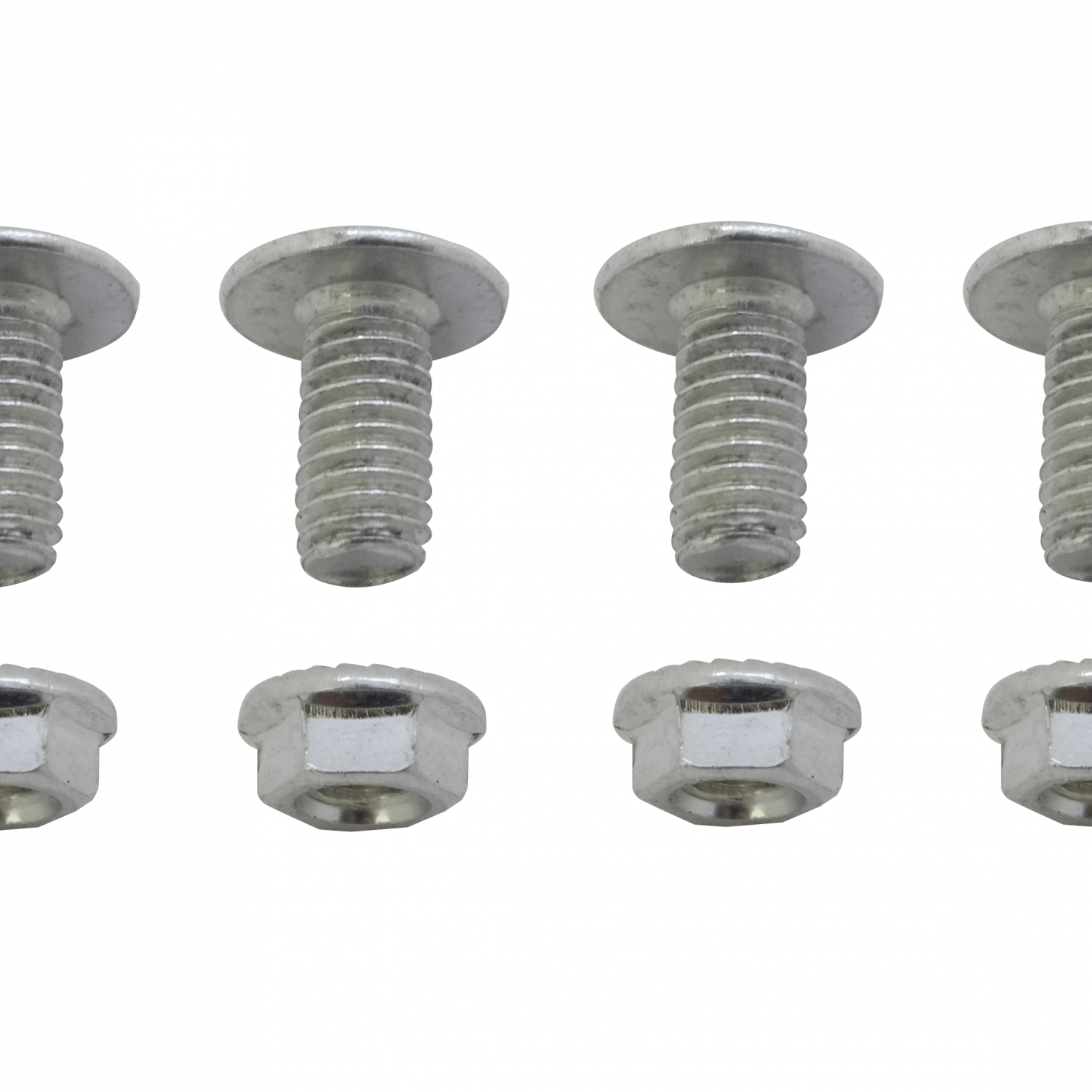LINKMADE 4-pares Tornillo-Tuerca sin-Jaula 10 x 19/32 Largo-12/15mm 1