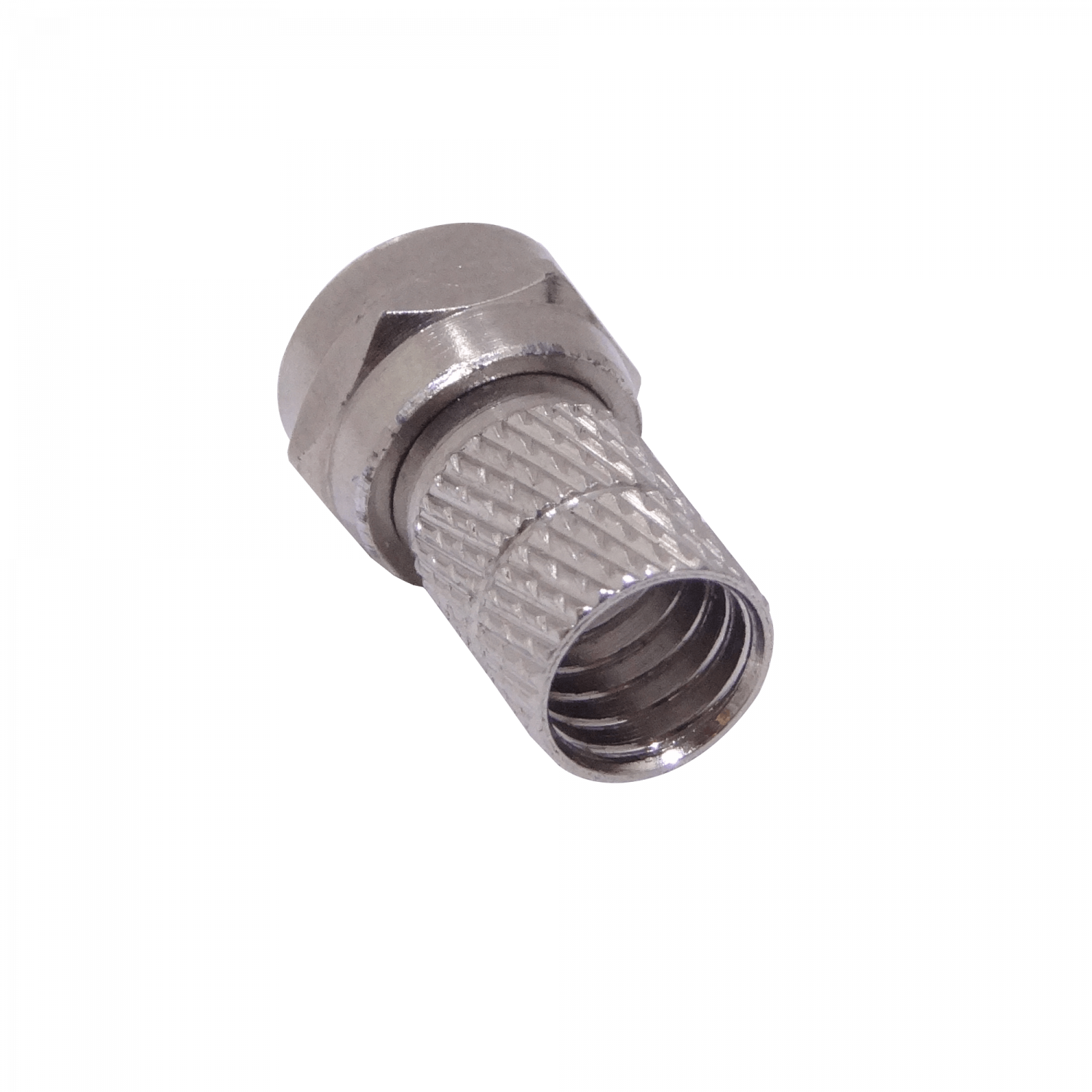 Conector Tipo F-Macho Atornillable para Cable Coaxial RG-6 (Código: K-0060) 1