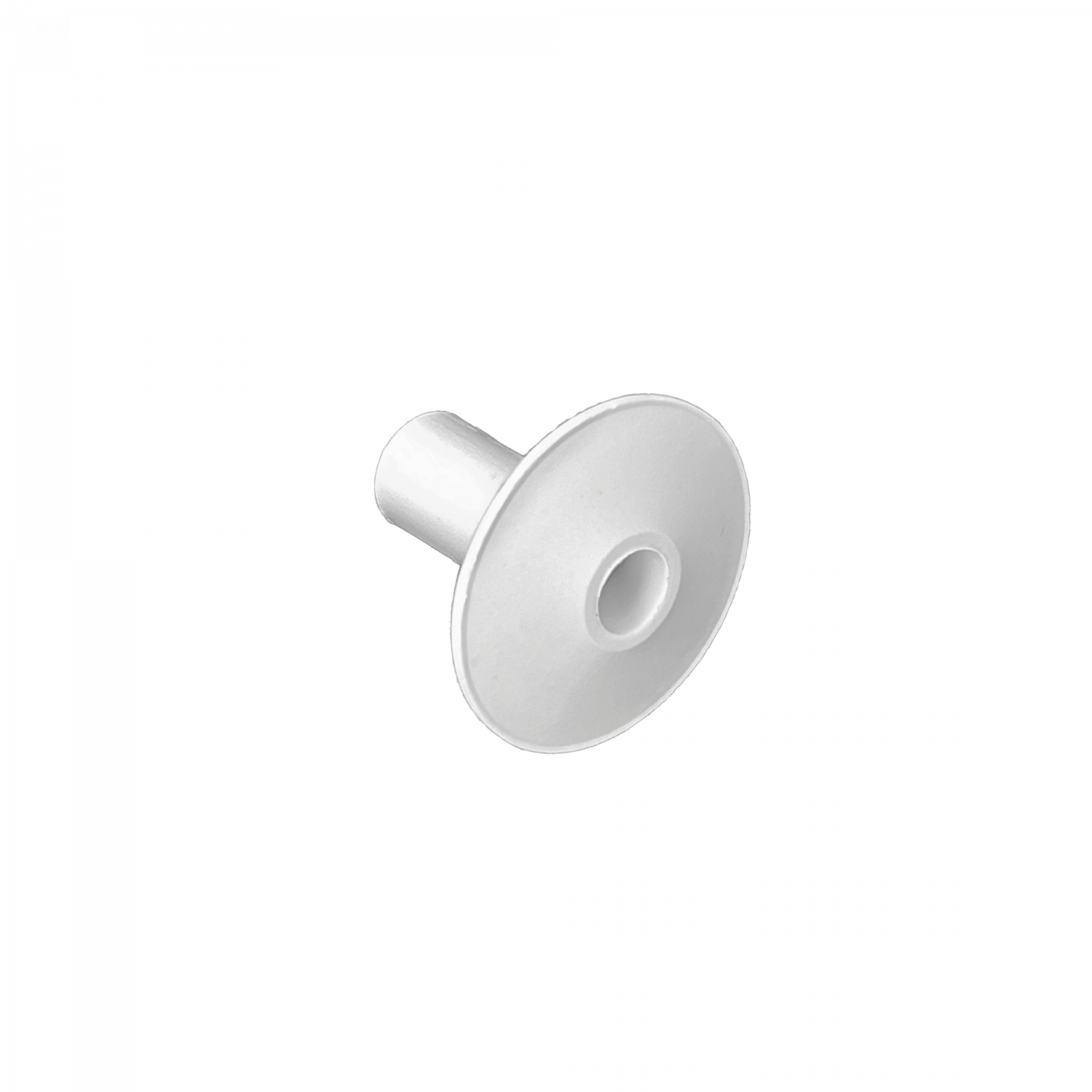Blanco Plastico Diameto int7,6/10mm para pasar Cable por muro-26mm 3