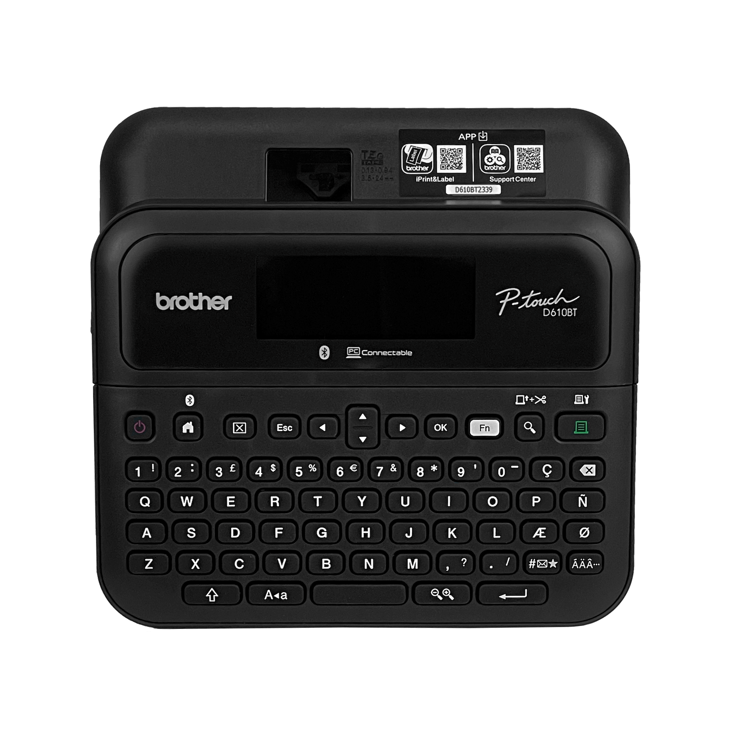 Rotuladora Electrónica Brother PT-D600VP, Pantalla LCD a Color, Teclado QWERTY, Corte Automático 7