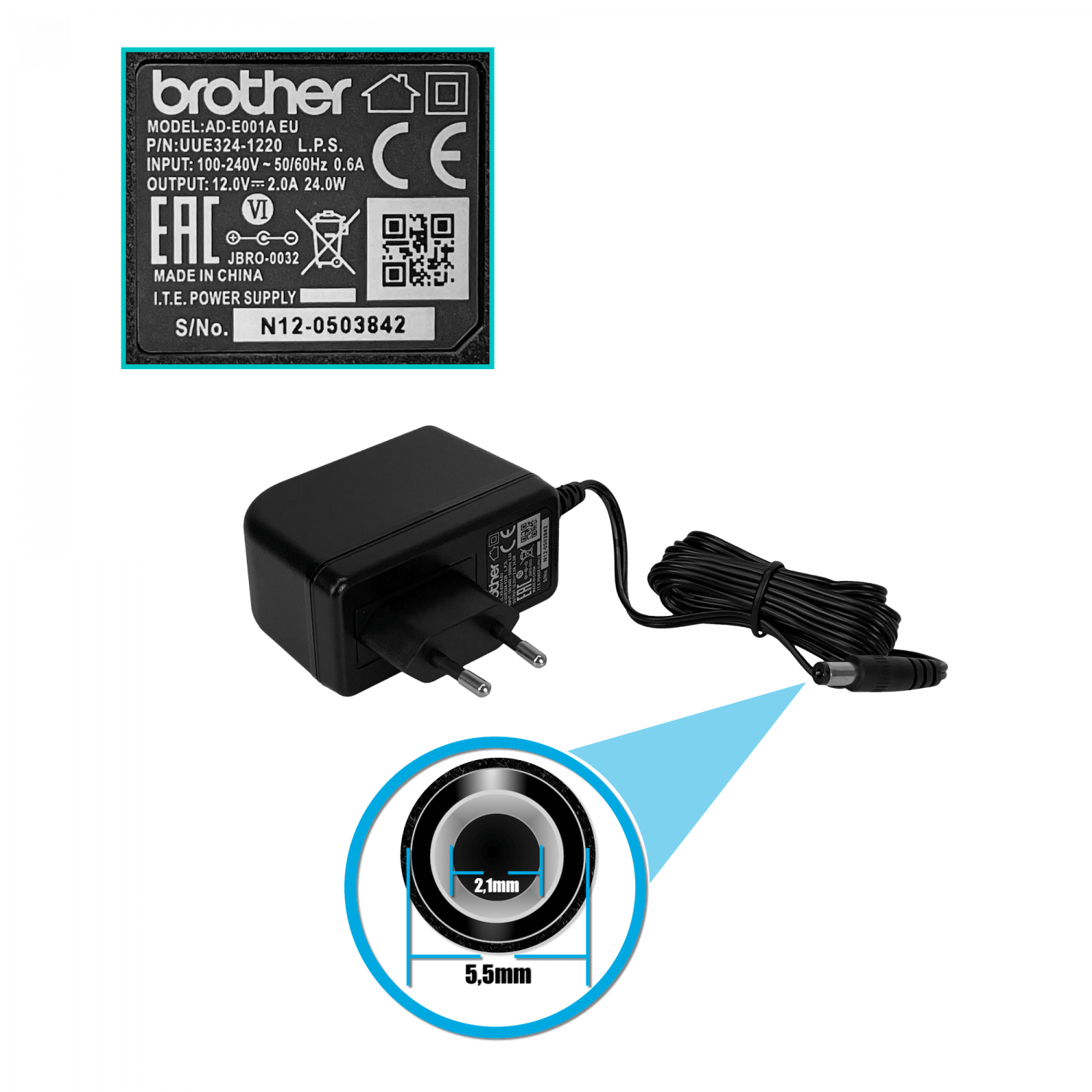 Rotuladora Electrónica Brother PT-D600VP, Pantalla LCD a Color, Teclado QWERTY, Corte Automático 10
