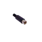 Conector RCA-H Hembra Negro Soldable para Montaje - Miniatura 1