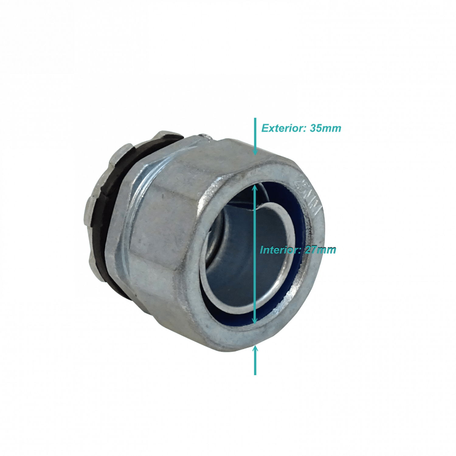 Metalico 25mm 3/4-Pulg Prensa Estopa para Flexible Aislacion IP65 4