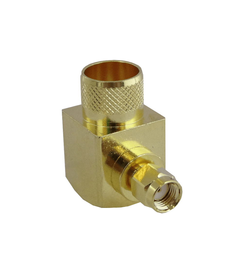 RPSMA-Macho Angular LMR600 Conector Coaxial Crimpeable CA600 2