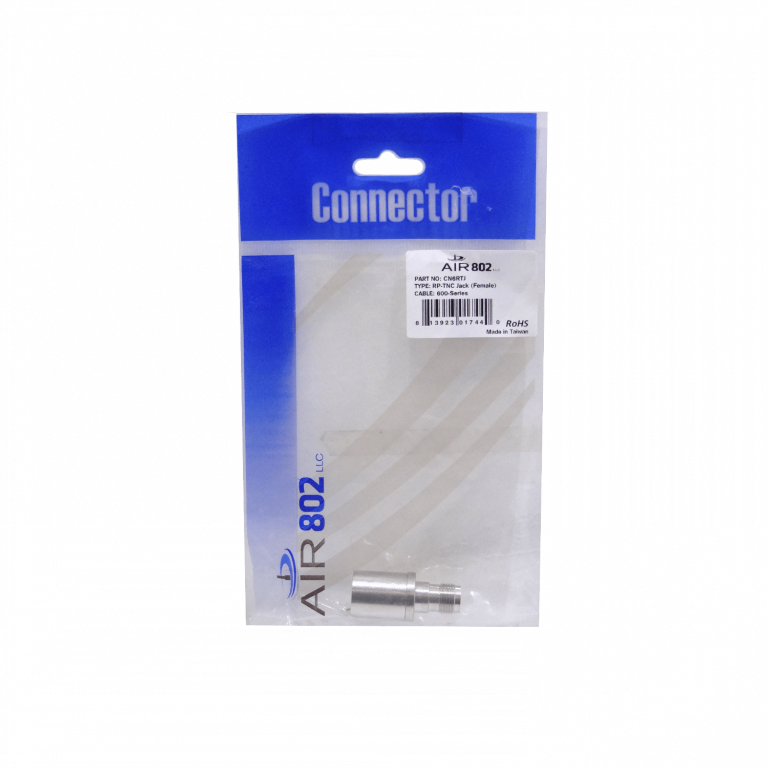 RPTNC-Hembra LMR600 Conector Coaxial Crimpeable Soldable CA600 1