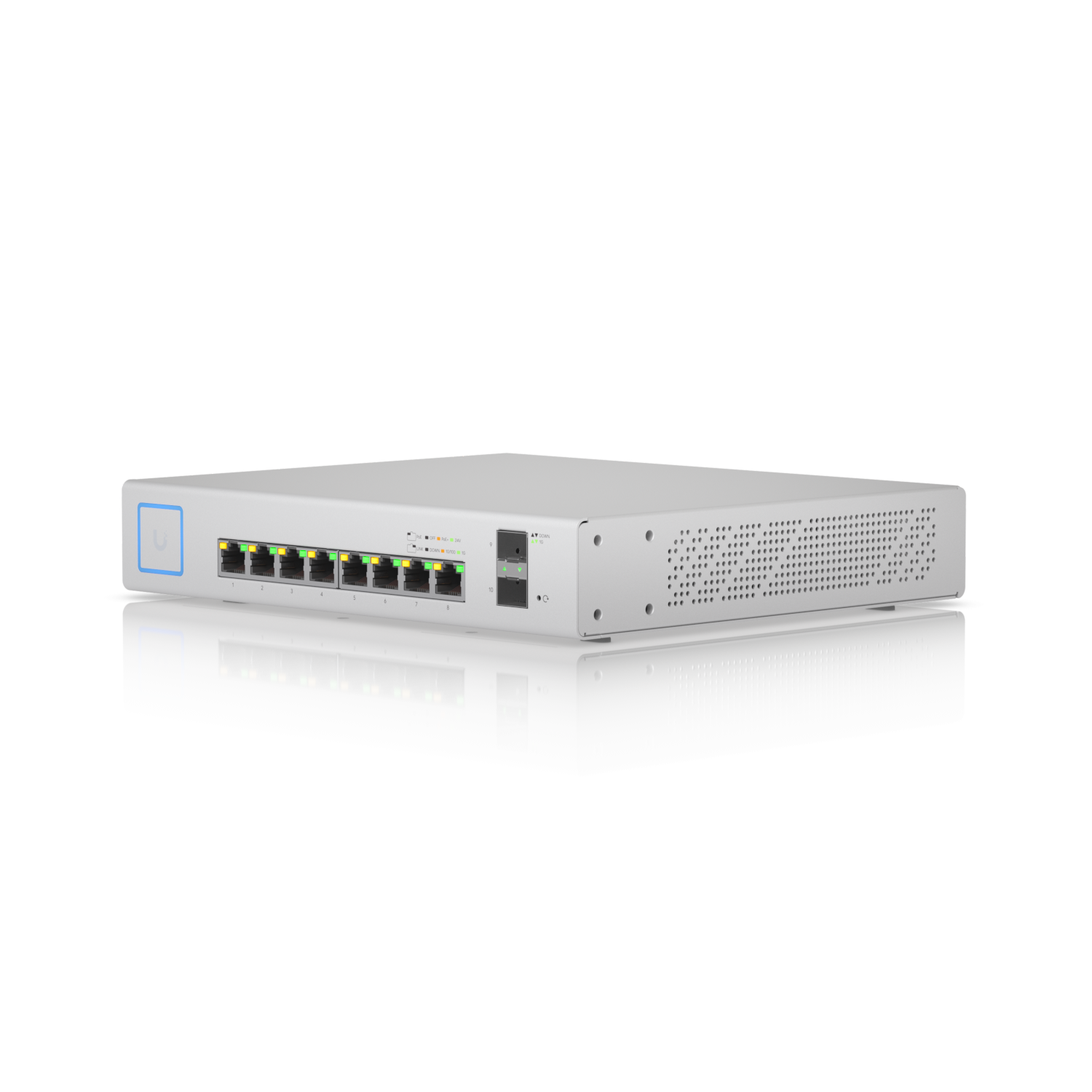 Switch UniFi US-8-150W - 8 Puertos PoE con SFP y 130W PoE+ Total 1