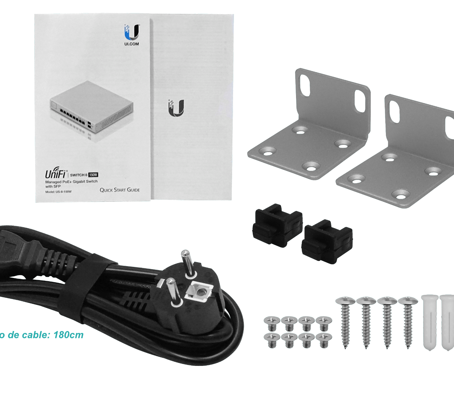 Switch UniFi US-8-150W - 8 Puertos PoE con SFP y 130W PoE+ Total 5