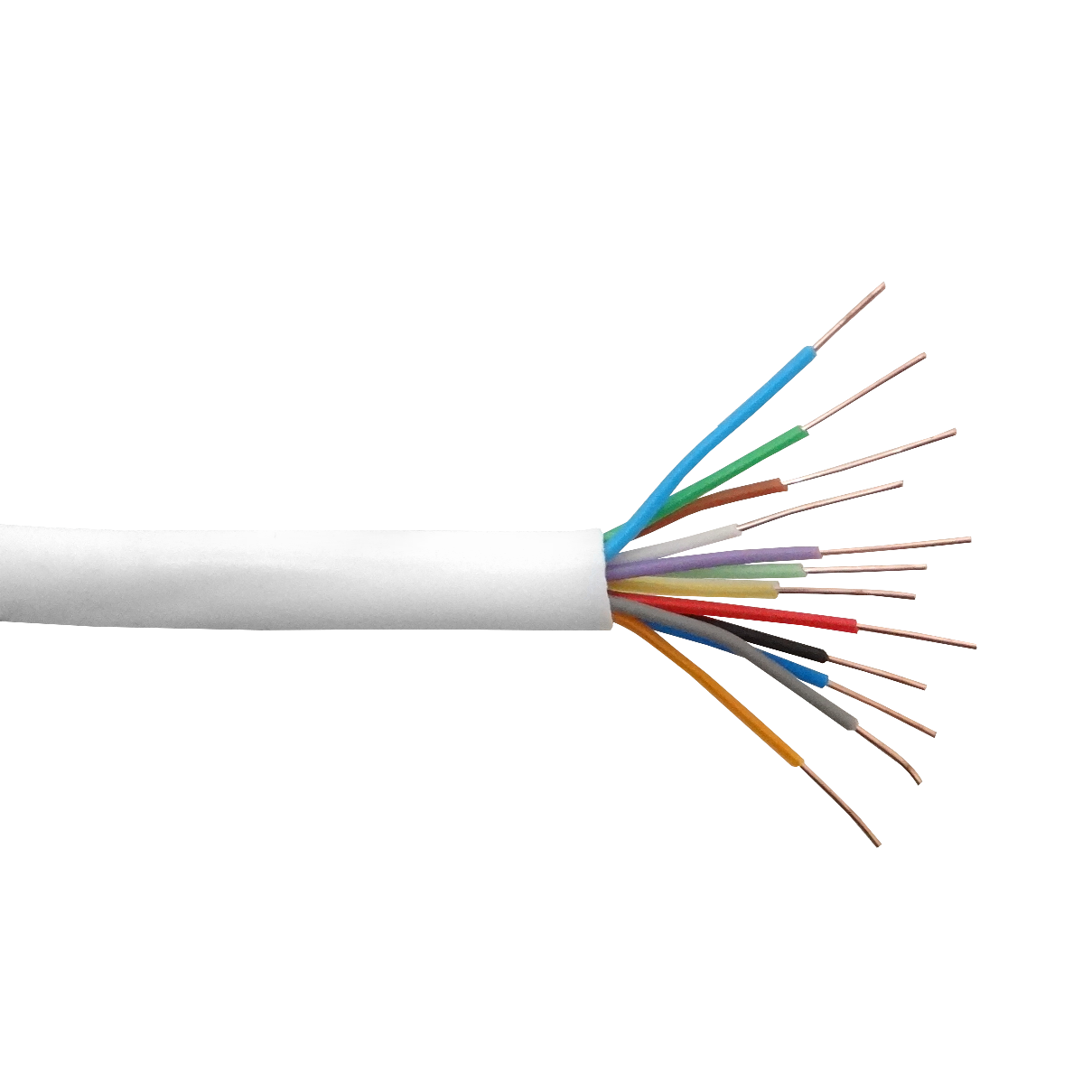 Cable Telefónico 12C, 24AWG, 6 Pares, Redondo, Aleación CCA, 100m, 12x0.5mm 1
