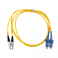 1mt SC-FC MonoModo SM Duplex Jumper Cable Fibra 3.0mm 9/125um - Miniatura 2