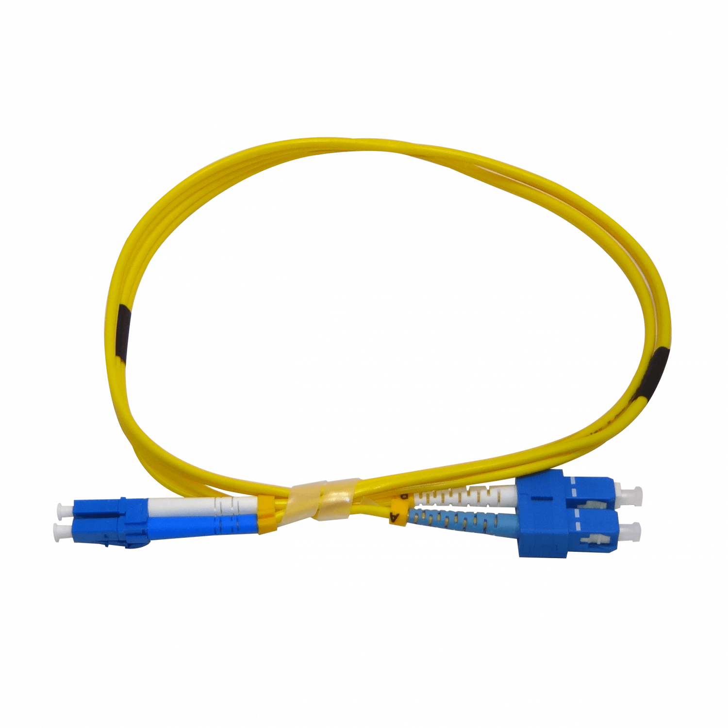 1mt LC-SC/UPC MonoModo SM Duplex Jumper Cable Fibra 9/125um 3mm 1