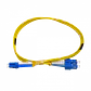 1mt LC-SC/UPC MonoModo SM Duplex Jumper Cable Fibra 9/125um 3mm - Miniatura 1